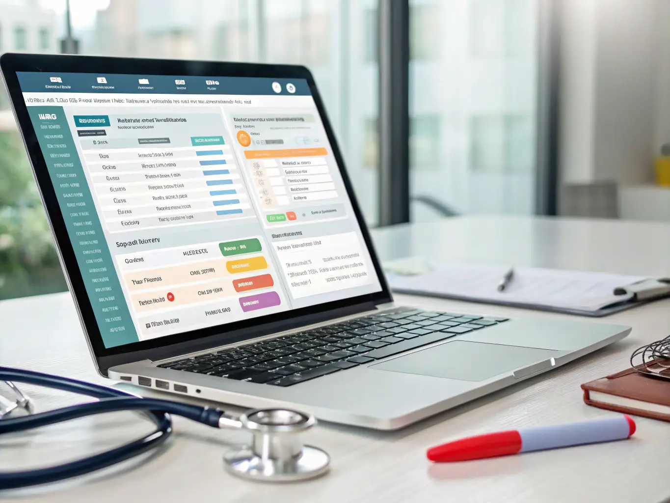 A clean and organized digital interface displaying a patient's medical history within the Cuore Et Derma software, emphasizing ease of access and comprehensive data management.